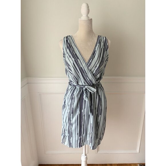 Stitch Fix Collective Concepts Blue Purple Surplice Dress S - Picture 2 of 5